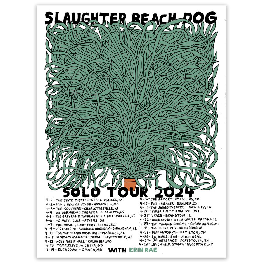 Tour Date Screen Printed Poster